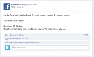Illustration for article titled If Tech Companies Made Holiday Party Invitations, They Would Look Like This